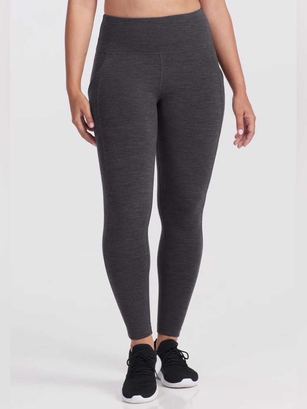 WOOLX ‘Piper Pocket Leggings’ in Cinder Melange